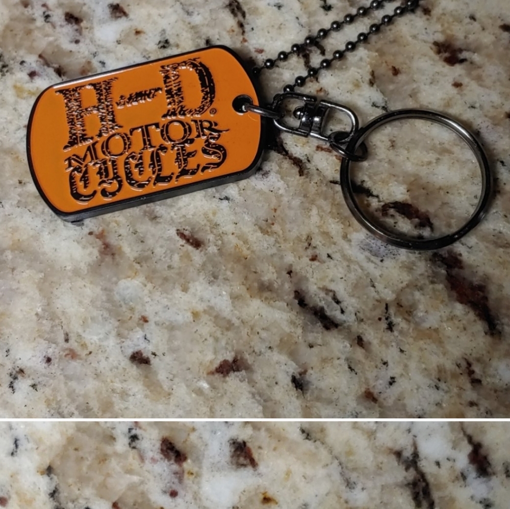 NWT Harley Davidson key chain/ necklace!